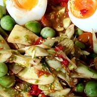 เมนูของร้าน ไก่ย่างปรีชา ปลาเผา