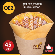 เมนูของร้าน N&B Crepe&Pancake โรบินสันสุรินทร์