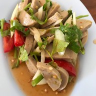 เมนูของร้าน ลาบไก่ป้ามัย