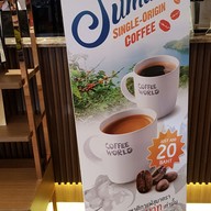 เมนู Coffee World  centralwOrld