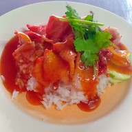 ข้าวหมูแดงนครปฐม ( นาเกลือ )