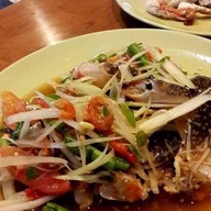 เมนูของร้าน ทองดี ซีฟู้ด