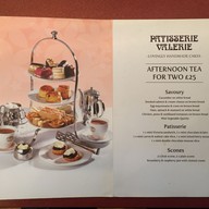 เมนู Patisserie Valerie Manchester