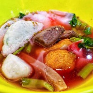 เมนูของร้าน เจียงลูกชิ้นปลา แฟชั่นไอส์แลนด์
