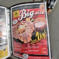 เมนู 1 Pound Steak & Hamburg Takeru  Nipponbashi, Naniwa Ward, Osaka