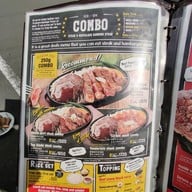 เมนู 1 Pound Steak & Hamburg Takeru  Nipponbashi, Naniwa Ward, Osaka