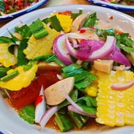 เมนูของร้าน ยำแซ่บพ่นไฟ