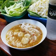 เมนูของร้าน ขนมจีนเจ๊เฉย เพชรบุรี