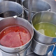 เมนูของร้าน ต้มเลือดหมูนายเส่ย