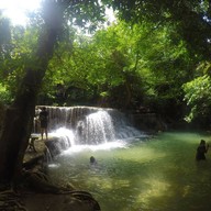 บรรยากาศ น้ำตกห้วยแม่ขมิ้น