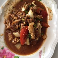 เมนูของร้าน ไก่ย่างปรีชา ปลาเผา