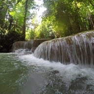 บรรยากาศ น้ำตกห้วยแม่ขมิ้น