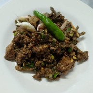 เมนูของร้าน ส้มตำลุงหนวด