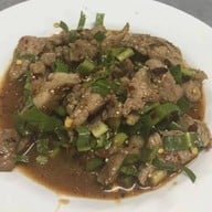 เมนูของร้าน ส้มตำลุงหนวด