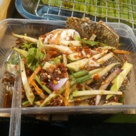 เมนูของร้าน ปลาหมึกย่าง  * อาหารจานด่วน