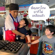 บรรยากาศ โคโค ทาโกะยากิ ตลาดเจ้าพระยาบางใหญ่