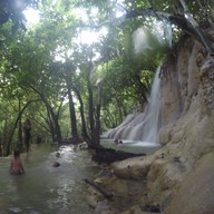 บรรยากาศ น้ำตกวังสายทอง