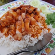 เมนู ร้านฮั้ว ข้าวหมูแดง ข้าวมันไก่