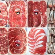 เนื้อวัวสด สไลด์ เนื้อไก่ ร้านฮาซันบัยตุ้ลมาล ตลาดบางกะปิ ฮาลาล