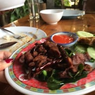 เมนูของร้าน ร้านปลาเขื่อนทองผาภูมิ