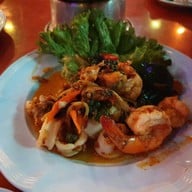 เมนูของร้าน กิน-เล่า-เผา-ปลา