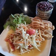 เมนูของร้าน มะละกอกะปูม้า