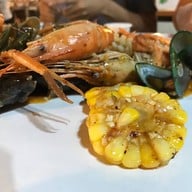 เมนูของร้าน Papa Shrimp ตลาดหัวมุม