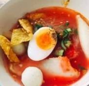 เมนูของร้าน เย็นตาโฟอึ้งย้ง ฮาลาล ร่มเกล้า