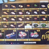 เมนู Nigiwai Sushi Porto Go ท่าจีน