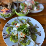 เมนูของร้าน บ้านครัวประมง