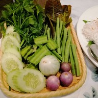 เมนูของร้าน ผักเหนาะ