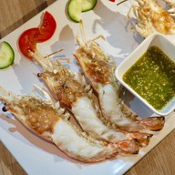 เมนูของร้าน บ่อตกกุ้ง เบญจวรรณเชียงใหม่