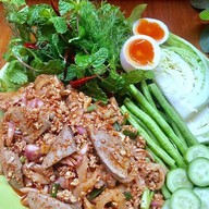 เมนูของร้าน ลาบเป็ดอุบล