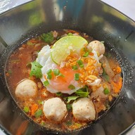 เมนูของร้าน เตี๋ยวต้มยำมะนาวสด ไข่ออนเซ็น