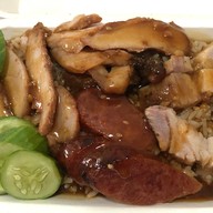 เมนูของร้าน รสริน ข้าวหมูแดงหมูกรอบ ซูวี