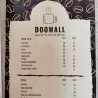 เมนู Doowall Gallery&Coffee house -
