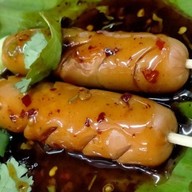 เมนูของร้าน ลูกชิ้นหมูปิ้งไม้ละ 3 บาท ห๊ะ สาขาเพชรเกษม81/6 ม.หรรษา