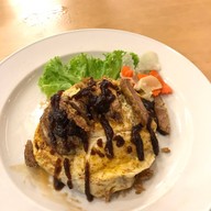 เมนูของร้าน เป็ดย่างนาเกลือ
