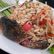 เมนูของร้าน น้องเนยซีฟู๊ด หลังเซ็นทรัล พระราม 2