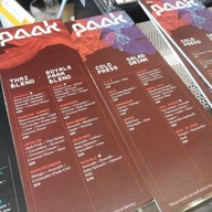 เมนู PAAK The Commons Saladaeng