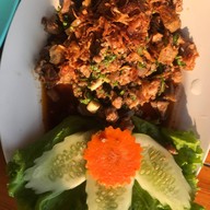 เมนูของร้าน กุ้งนาง ที่พักริมทาง