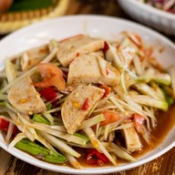 เมนูของร้าน ส้มตำหัวไม้