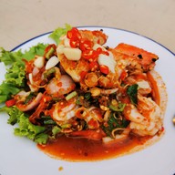 เมนูของร้าน ลานเลทะเลย่างยำ -