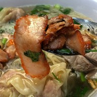 เมนูของร้าน ร้านบะหมี่ป้าอ้วน