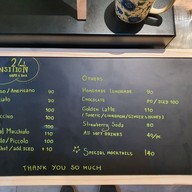 เมนู ทรานซิชั่น 24 คาเฟ่ และบาร์