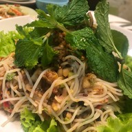 เมนูของร้าน ส้มตำแซ่บ ข้างโกอ้วน