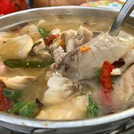 เมนูของร้าน กุ้งเป็น