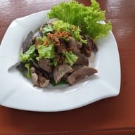 เมนูของร้าน ข้าวเลือดหมูตราด
