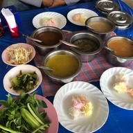 เมนูของร้าน ขนมจีนเจ๊แร่