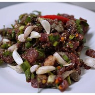 เมนูของร้าน ส้มตำลุงหนวด